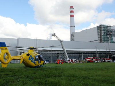 V Jaderné elektrárně Temelín cvičili reakci na pád dopravního letadla